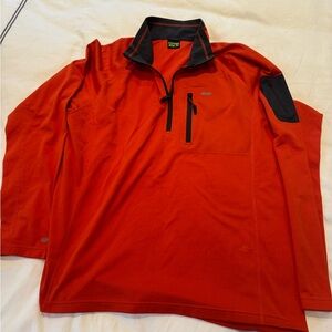 Men's Orange Koppen Quarter Zip
